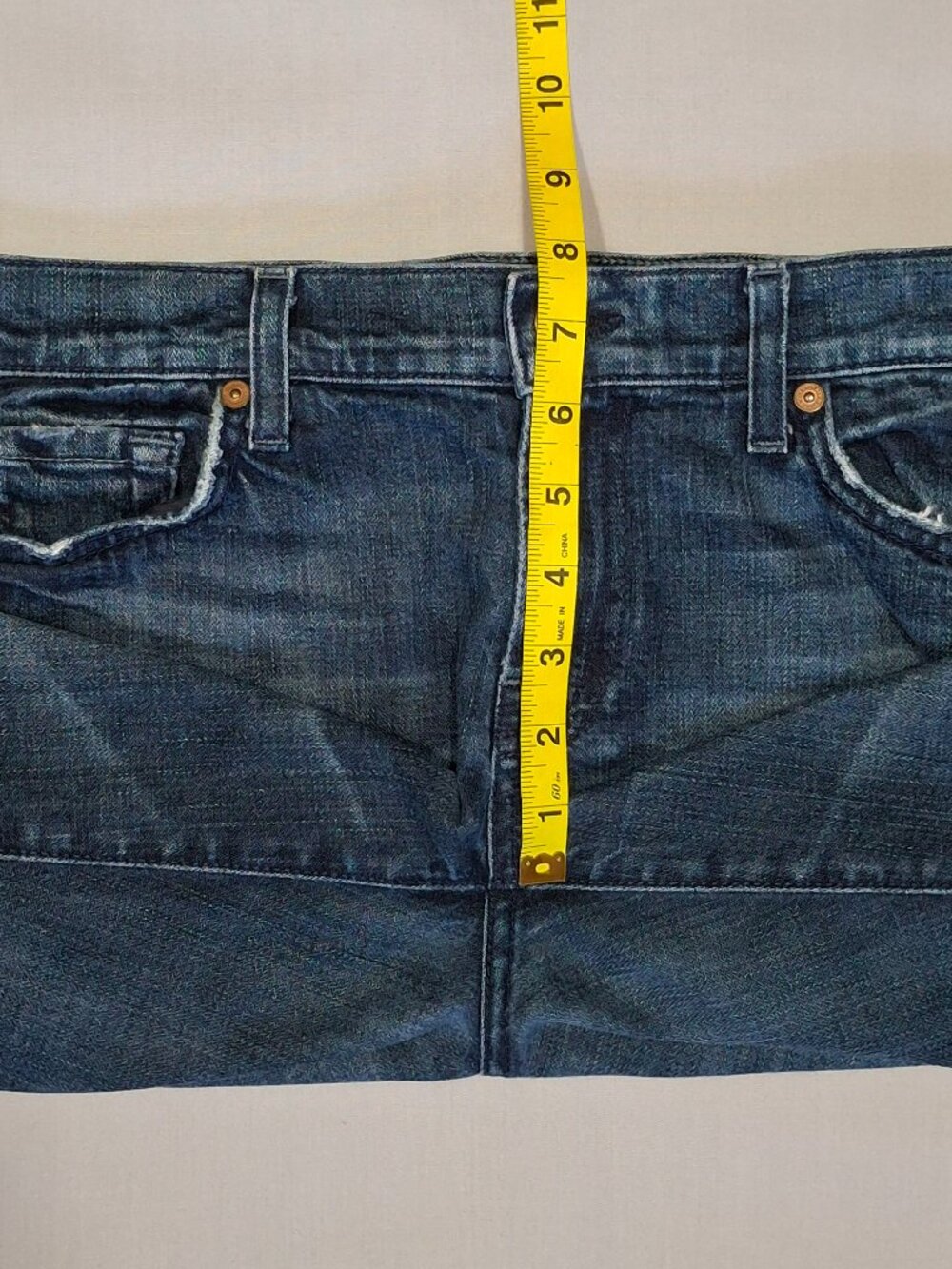 7 For All Mankind Gwenevere Skinny Jeans Womens Blue Stretch Made USA | Size 29 - Picture 9 of 14